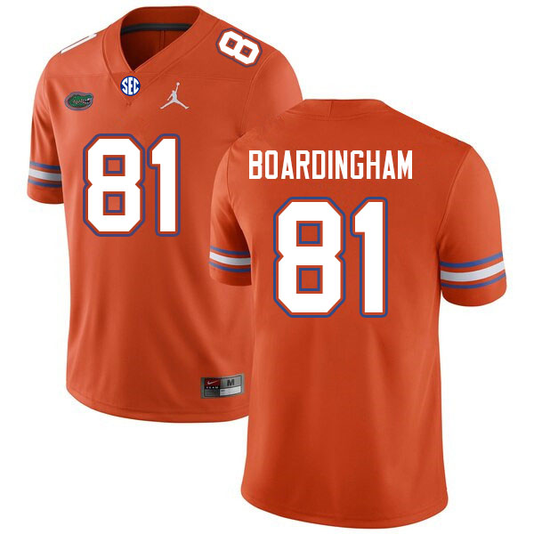 Men #81 Arlis Boardingham Florida Gators College Football Jerseys Sale-Orange